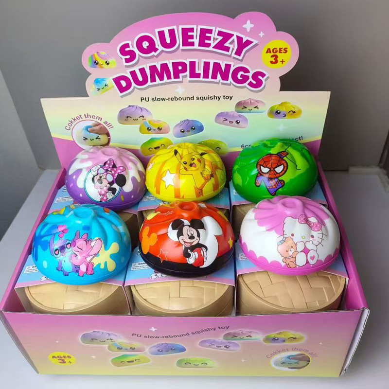 Hot Selling Dumplings Squishy Squeeze Toy Gift Free Shipping (20pcs/40pcs)