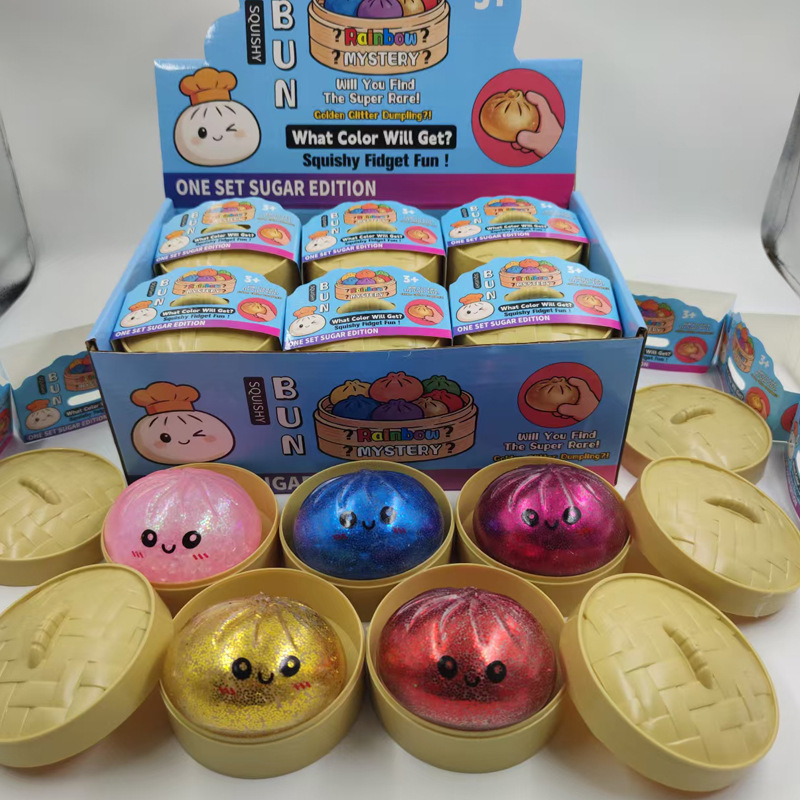 Hot Selling Dumplings Squishy Squeeze Toy Gift Free Shipping (20pcs/40pcs)