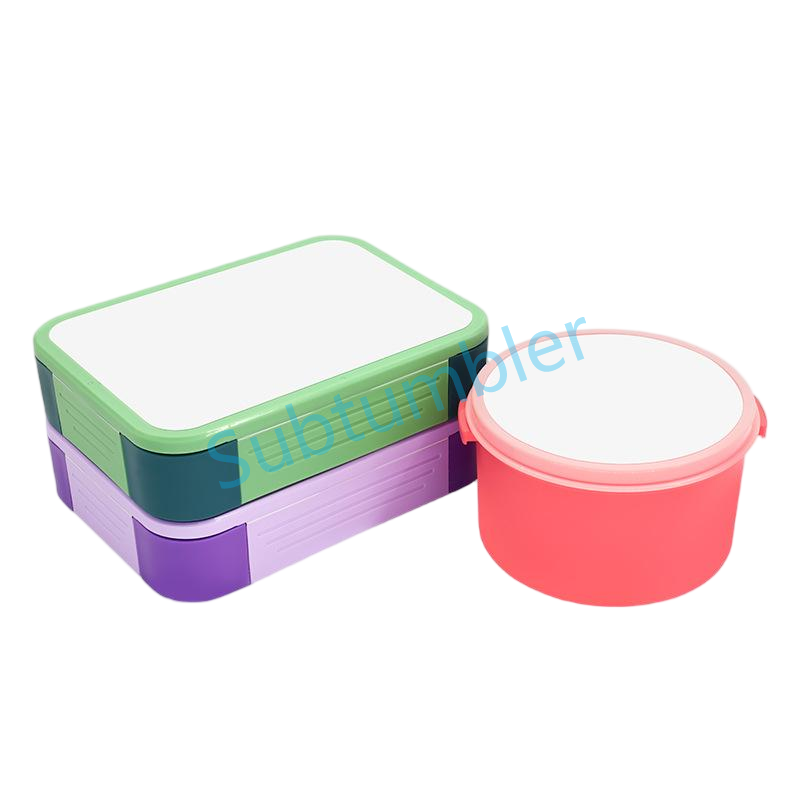 NEW RTS Sublimation Lunch Box for Kids Plastic Picnic Box Back to School Lunch Box Free Shipping (10pcs/20pcs)