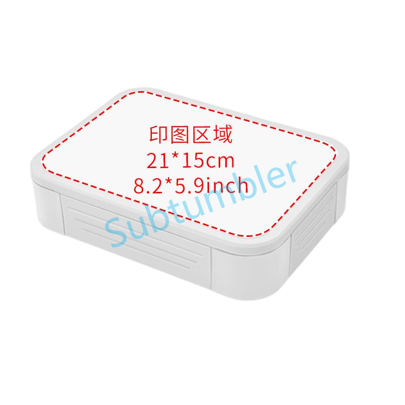 NEW RTS Sublimation Lunch Box for Kids Plastic Picnic Box Back to School Lunch Box Free Shipping (10pcs/20pcs)