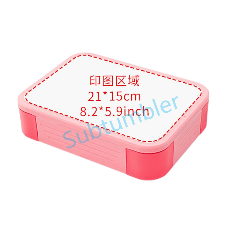NEW RTS Sublimation Lunch Box for Kids Plastic Picnic Box Back to School Lunch Box Free Shipping (10pcs/20pcs)