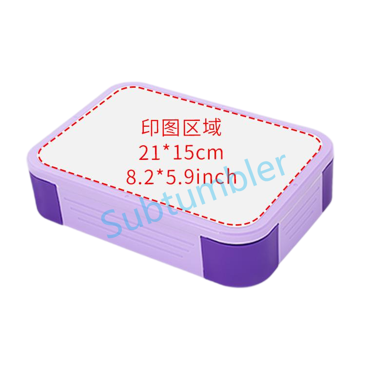 NEW RTS Sublimation Lunch Box for Kids Plastic Picnic Box Back to School Lunch Box Free Shipping (10pcs/20pcs)