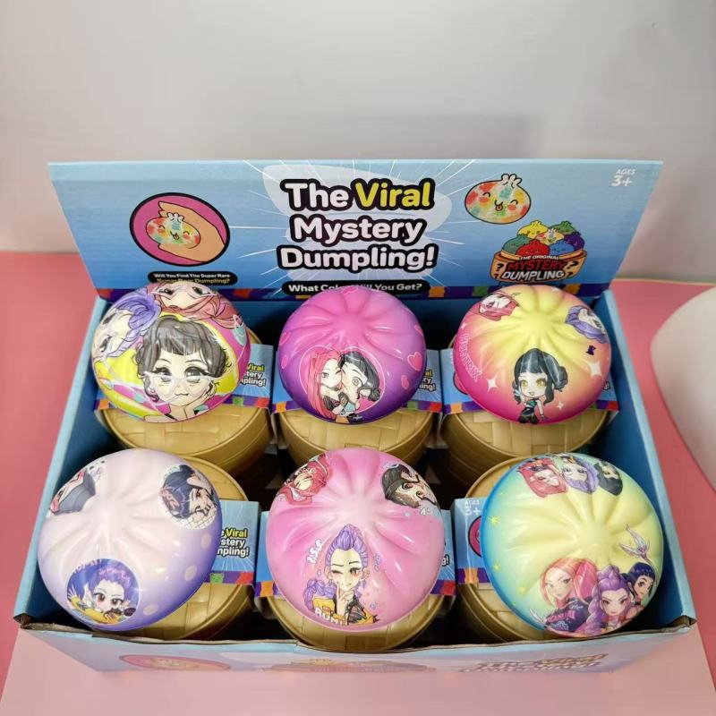 Hot Selling Dumplings Squishy Squeeze Toy Gift Free Shipping (12pcs/24pcs)