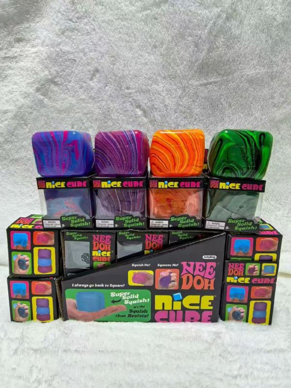 Hot Selling Needoh Jelly Squishy Mystery Stress Toy Nice Cubes Squeeze Toy Free Shipping (20pcs/40pcs)