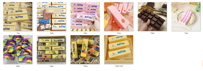 Hot Selling Butter Squeeze Toy Gift Free Shipping (10pcs/20pcs)