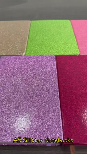 RTS A5 Notebook Journal Shimmer Glitter Notebook Pastel Coloured A5 Notebooks Free Shipping (10PCS/20PCS)