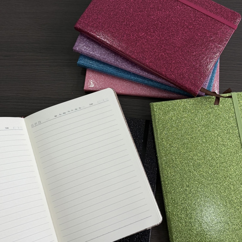RTS A5 Notebook Journal Shimmer Glitter Notebook Pastel Coloured A5 Notebooks Free Shipping (10PCS/20PCS)