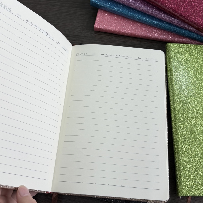 RTS A5 Notebook Journal Shimmer Glitter Notebook Pastel Coloured A5 Notebooks Free Shipping (10PCS/20PCS)