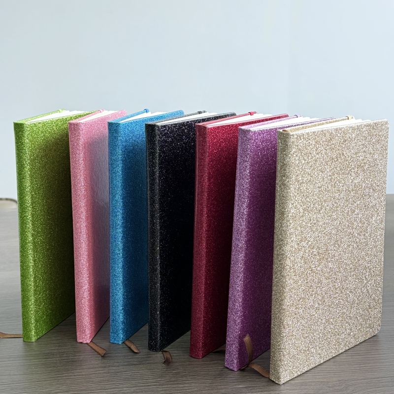 RTS A5 Notebook Journal Shimmer Glitter Notebook Pastel Coloured A5 Notebooks Free Shipping (10PCS/20PCS)