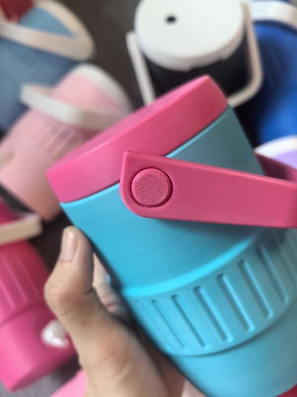 New China RTS 12oz/16oz 3d Printed Sideline Can Cooler Holder  Dispenser Portable Retro Mini Insulated Can Cooler With Spout Free Shipping (25PCS)