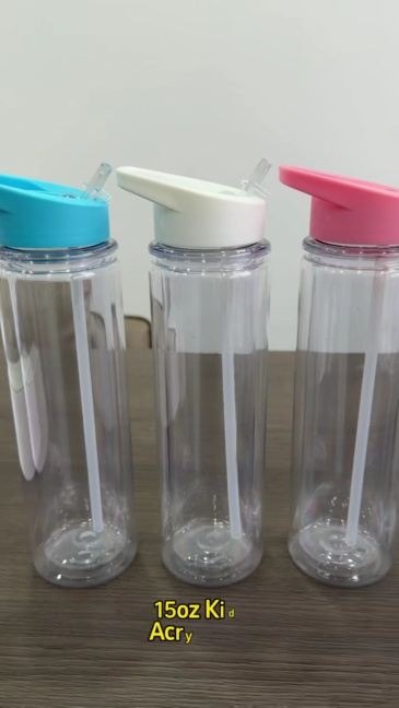 China RTS 10oz/15oz Plastic Snow Globe Tumbler with Pre Drilled Hole Acrylic Double Wall Plastic Kids Bottle Cups Free Shipping (with hole and plugs) (25PCS/50PCS)