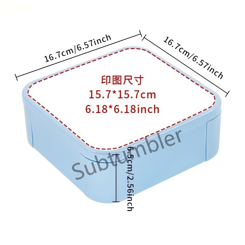 NEW RTS Sublimation Lunch Box for Kids Plastic Picnic Box Back to School Lunch Box Free Shipping (10pcs/20pcs)