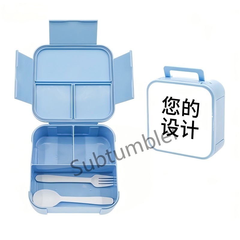 NEW RTS Sublimation Lunch Box for Kids Plastic Picnic Box Back to School Lunch Box Free Shipping (10pcs/20pcs)