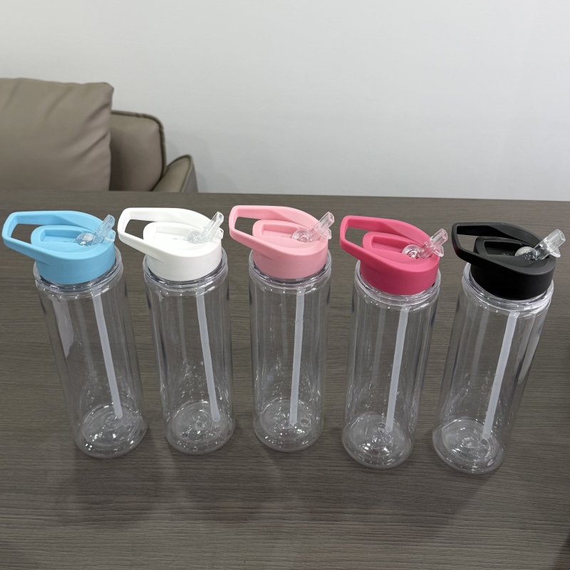 China Pre-order 10oz Double Walled Plastic Kids Cups Free Shipping (with hole and plugs) (30PCS/50PCS)
