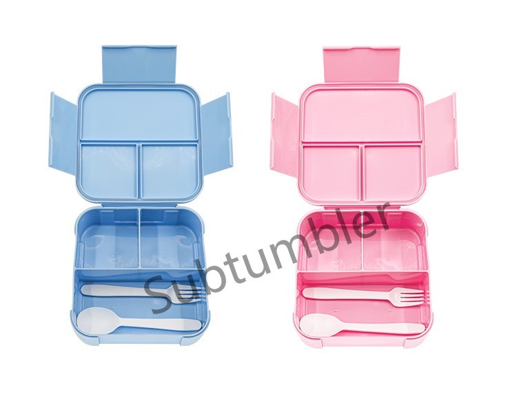 NEW RTS Sublimation Lunch Box for Kids Plastic Picnic Box Back to School Lunch Box Free Shipping (10pcs/20pcs)