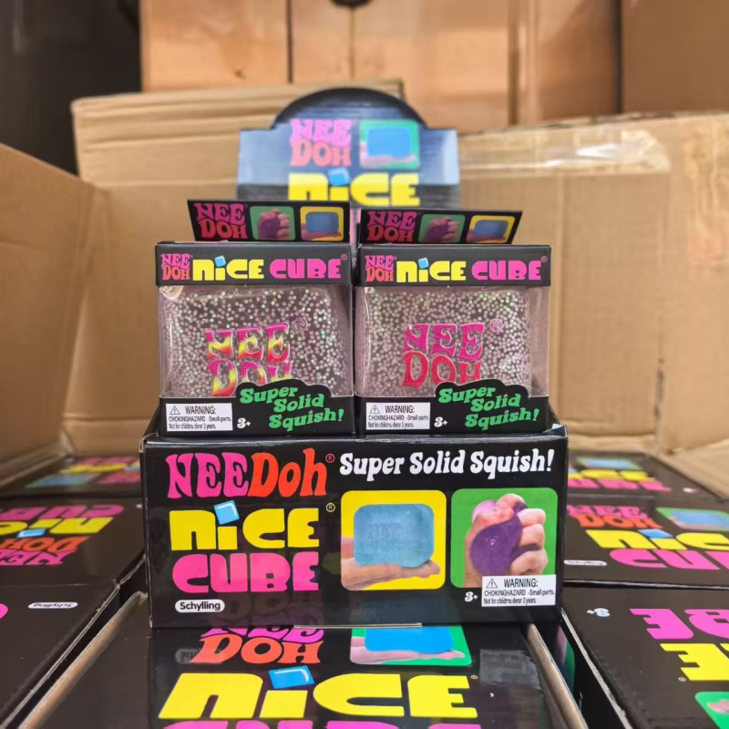Hot Selling Needoh Glow in the Dark Squishy Toy Nice Cubes Squeeze Toy Free Shipping (20pcs/40pcs)
