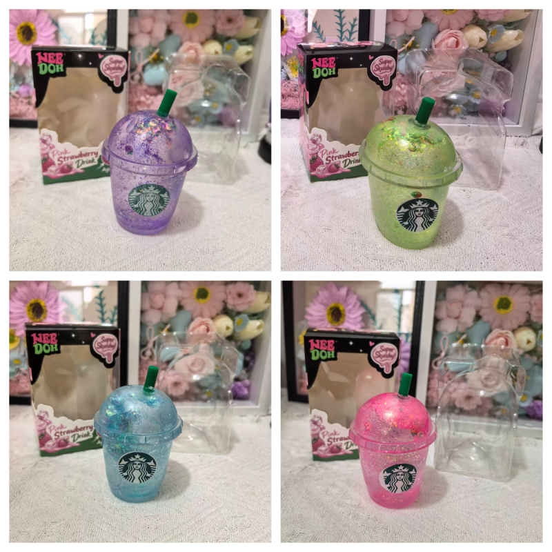 Hot Selling Needoh Starbucks Toy Squeeze Toy Free Shipping (20pcs/40pcs)