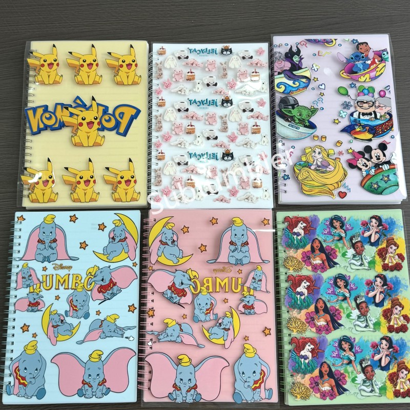 RTS High-quality A5 Binder Notebooks Journal with Plastic Cover for A5 UV DTF Wraps (25pcs/50pcs)