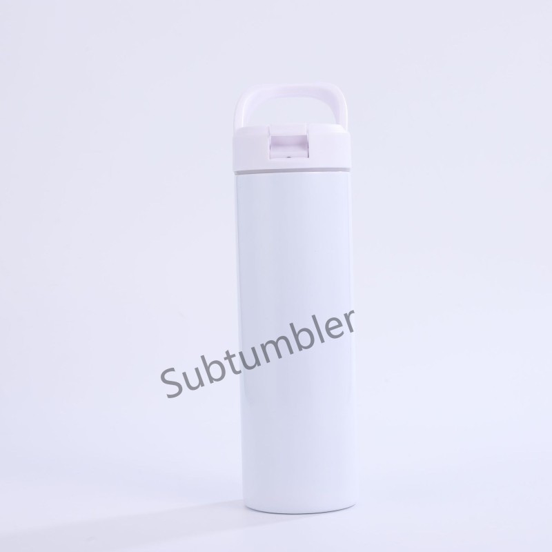 New China Warehouse RTS 20oz Sublimation Sport Tumbler with Flip Top Handle Stainless Steel Insulated Water Bottle Free Shipping (25PCS)