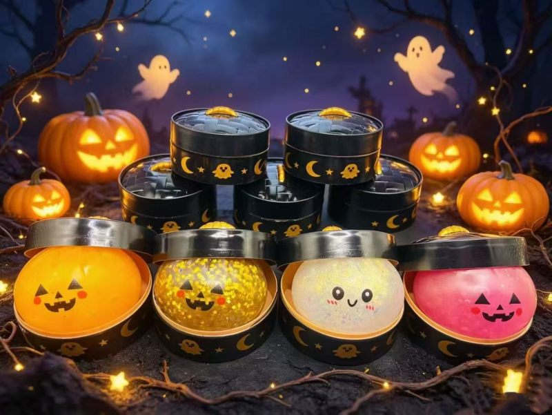 Hot Selling Halloween Dumplings Mystery Box Squishy Squeeze Toy Gift for Halloween Comes with Gift Box Free Shipping (12pcs/24pcs)
