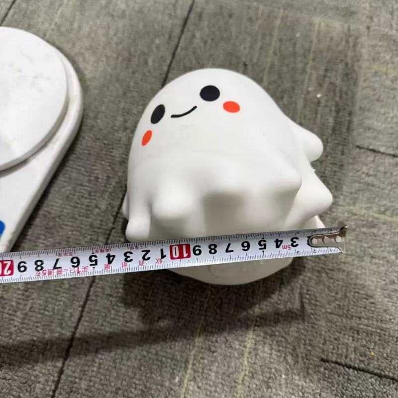 Hot Selling Ghost Squeeze Toy Squishy for Halloween Gift Ghost Squishy Free Shipping (12pcs/24pcs)