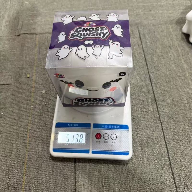 Hot Selling Ghost Squeeze Toy Squishy for Halloween Gift Ghost Squishy Free Shipping (12pcs/24pcs)