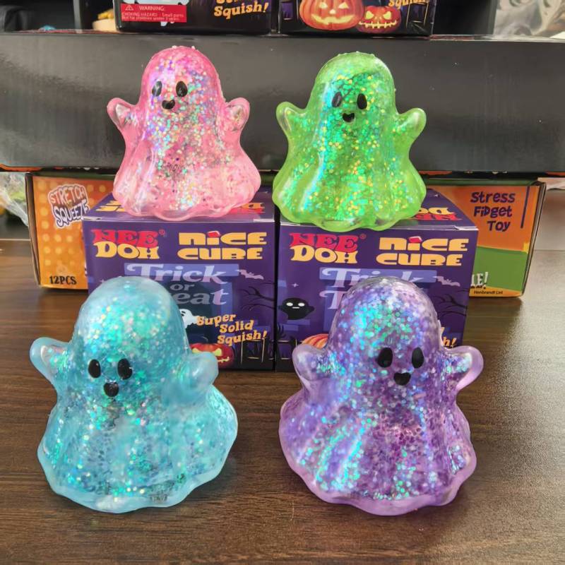Hot Selling Nee Halloween Squishy Squeeze Toy Gift for Halloween Comes with Gift Box Free Shipping (12pcs/24pcs)