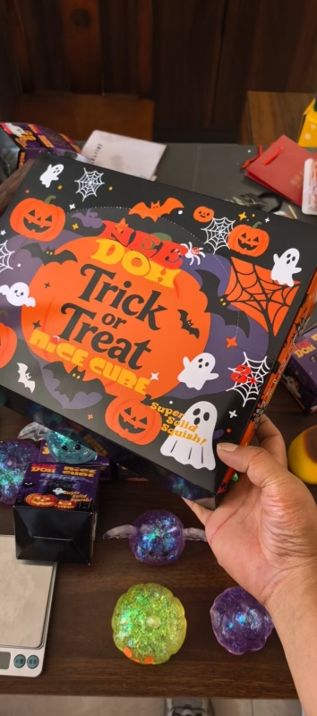 Hot Selling Nee Halloween Squishy Squeeze Toy Gift for Halloween Comes with Gift Box Free Shipping (12pcs/24pcs)