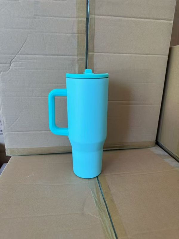 China New  RTS 40oz Sublimation Colored Leak-prrof Lid  Tumblers Travel Mugs Free Shipping (20PCS/40PCS/50PCS)