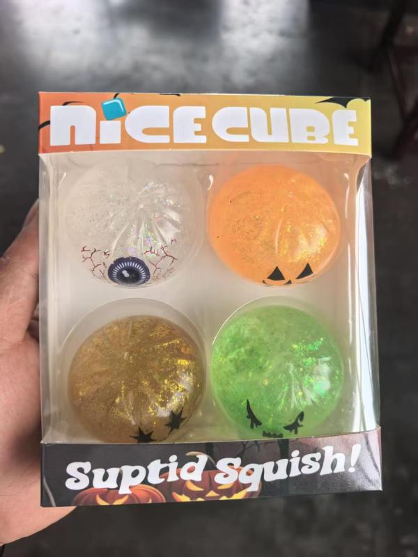 Hot Selling Halloween Dumplings Mystery Box Squishy Squeeze Toy Gift for Halloween Comes with Gift Box Free Shipping (12pcs/24pcs)