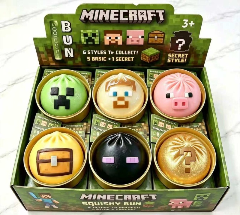 Hot Selling Halloween Dumplings Mystery Box Squishy Squeeze Toy Gift for Halloween Comes with Gift Box Free Shipping (12pcs/24pcs)