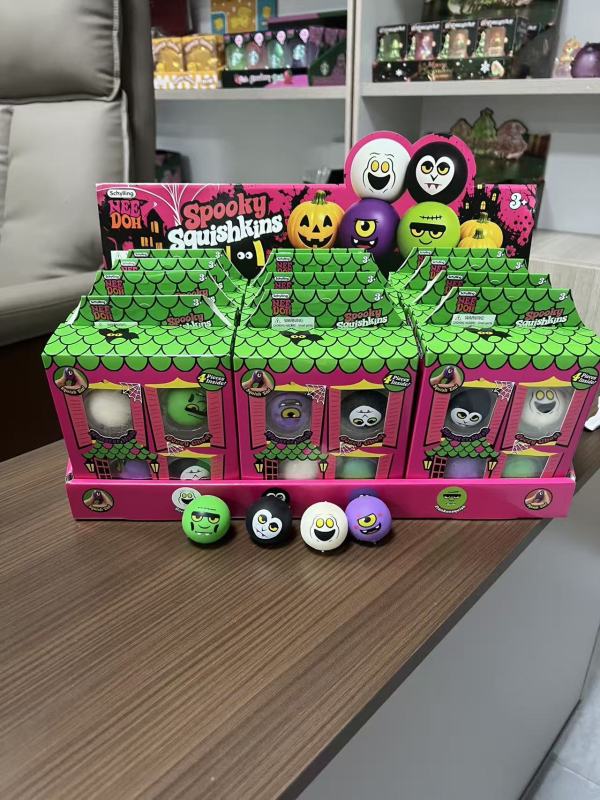 Hot Selling Halloween Dumplings Mystery Box Squishy Squeeze Toy Gift for Halloween Comes with Gift Box Free Shipping (12pcs/24pcs)