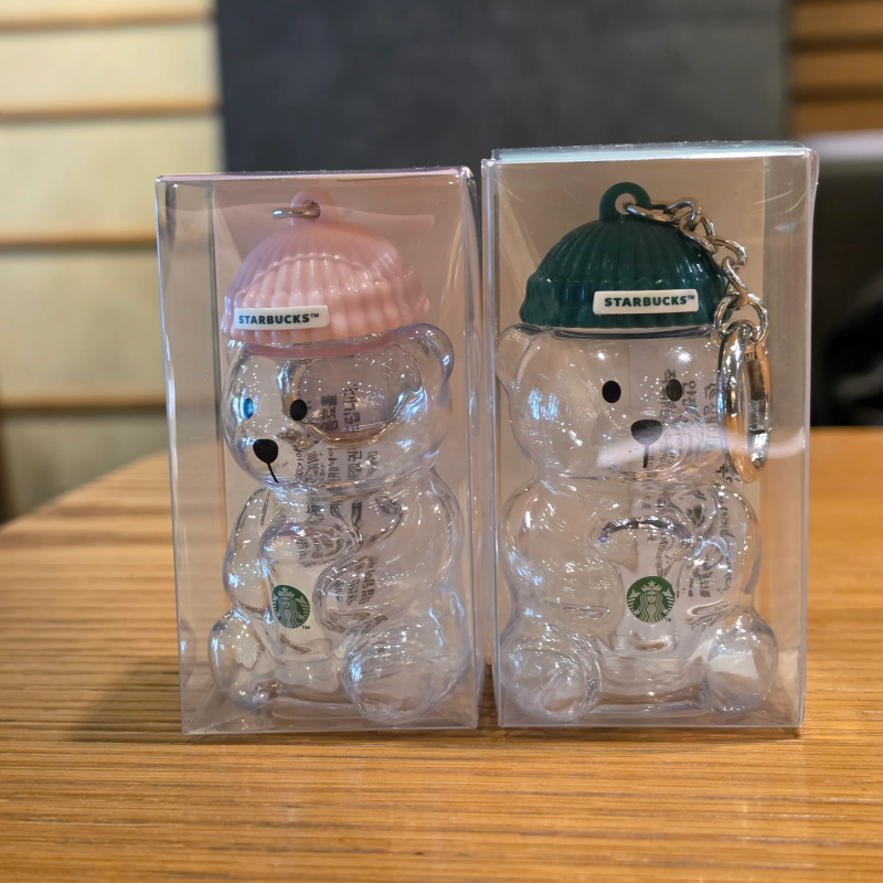 NEW Bear Container with Keychain Mini Bottle Gift Free Shipping (25PCS/50PCS)