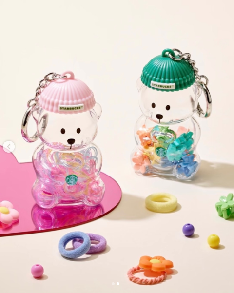 NEW Bear Container with Keychain Mini Bottle Gift Free Shipping (25PCS/50PCS)