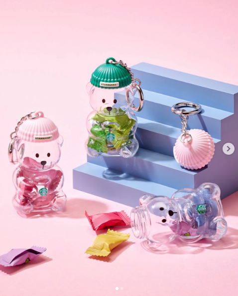 NEW Bear Container with Keychain Mini Bottle Gift Free Shipping (25PCS/50PCS)