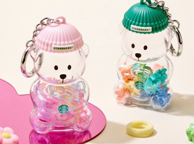 NEW Bear Container with Keychain Mini Bottle Gift Free Shipping (25PCS/50PCS)