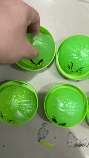 Hot Selling Grinch  Dumplings with Mystery Box Squishy Squeeze Toy Gift for Christmas Comes with Gift Box Free Shipping (20pcs/40pcs)