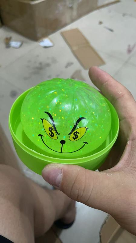 Hot Selling Grinch  Dumplings with Mystery Box Squishy Squeeze Toy Gift for Christmas Comes with Gift Box Free Shipping (20pcs/40pcs)