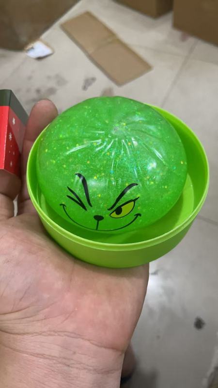 Hot Selling Grinch  Dumplings with Mystery Box Squishy Squeeze Toy Gift for Christmas Comes with Gift Box Free Shipping (20pcs/40pcs)