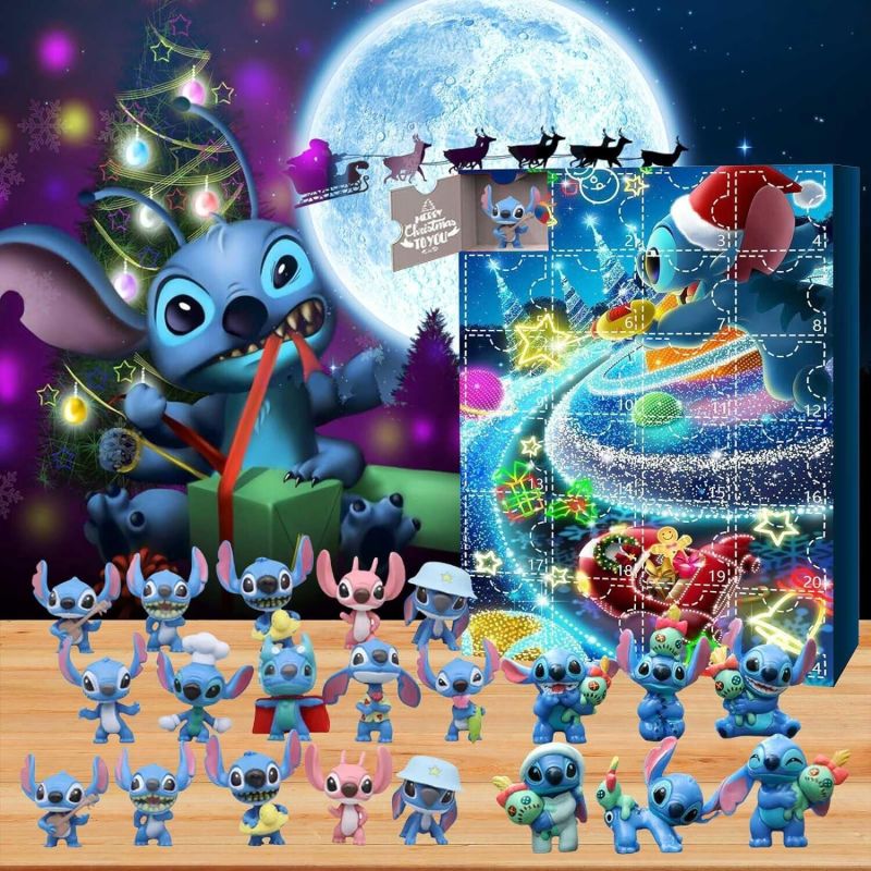 Christmas Mystery Box Cartoon Characters for Kids Gift Toy 24piece Set Free Shipping (10PCS/20PCS)