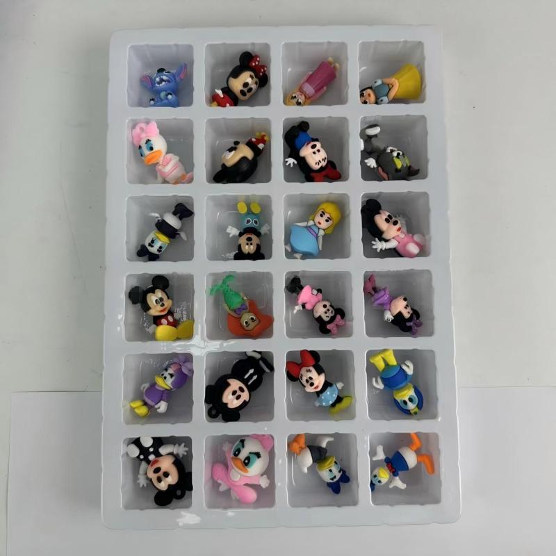 Christmas Mystery Box Cartoon Characters for Kids Gift Toy 24piece Set Free Shipping (10PCS/20PCS)
