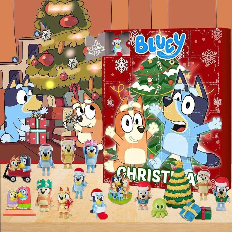 Christmas Mystery Box Cartoon Characters for Kids Gift Toy 24piece Set Free Shipping (10PCS/20PCS)