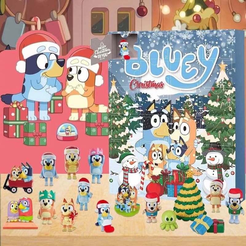 Christmas Mystery Box Cartoon Characters for Kids Gift Toy 24piece Set Free Shipping (10PCS/20PCS)
