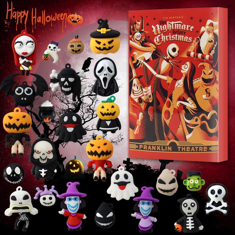 Christmas Mystery Box Cartoon Characters for Kids Gift Toy 24piece Set Free Shipping (10PCS/20PCS)