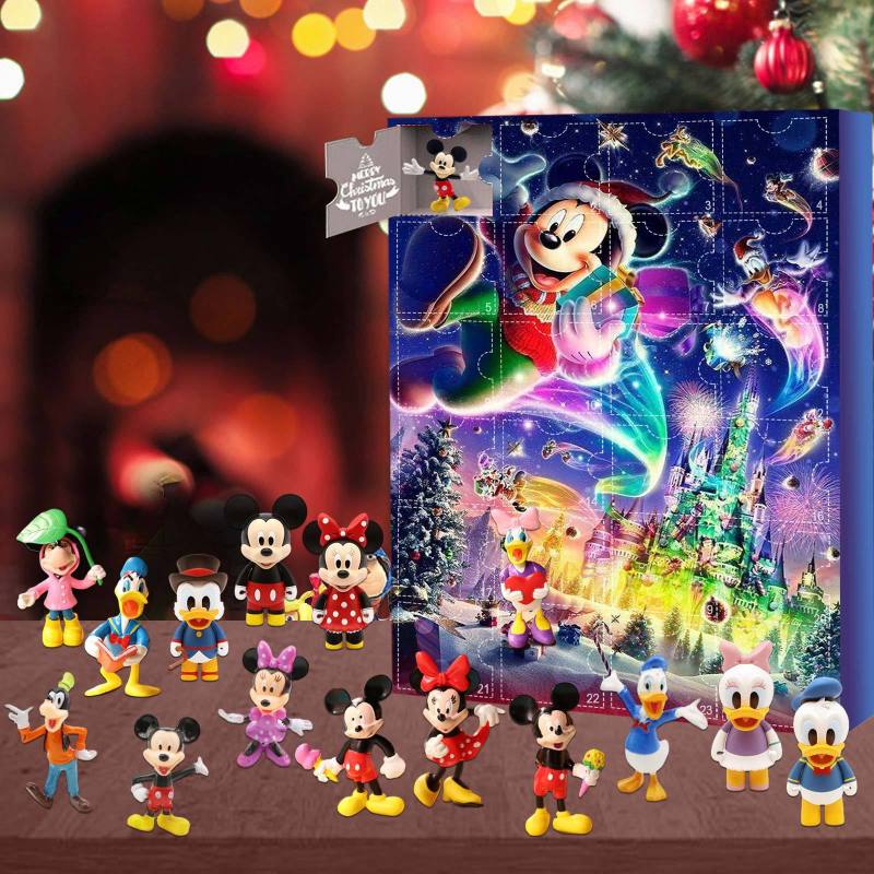 Christmas Mystery Box Cartoon Characters for Kids Gift Toy 24piece Set Free Shipping (10PCS/20PCS)