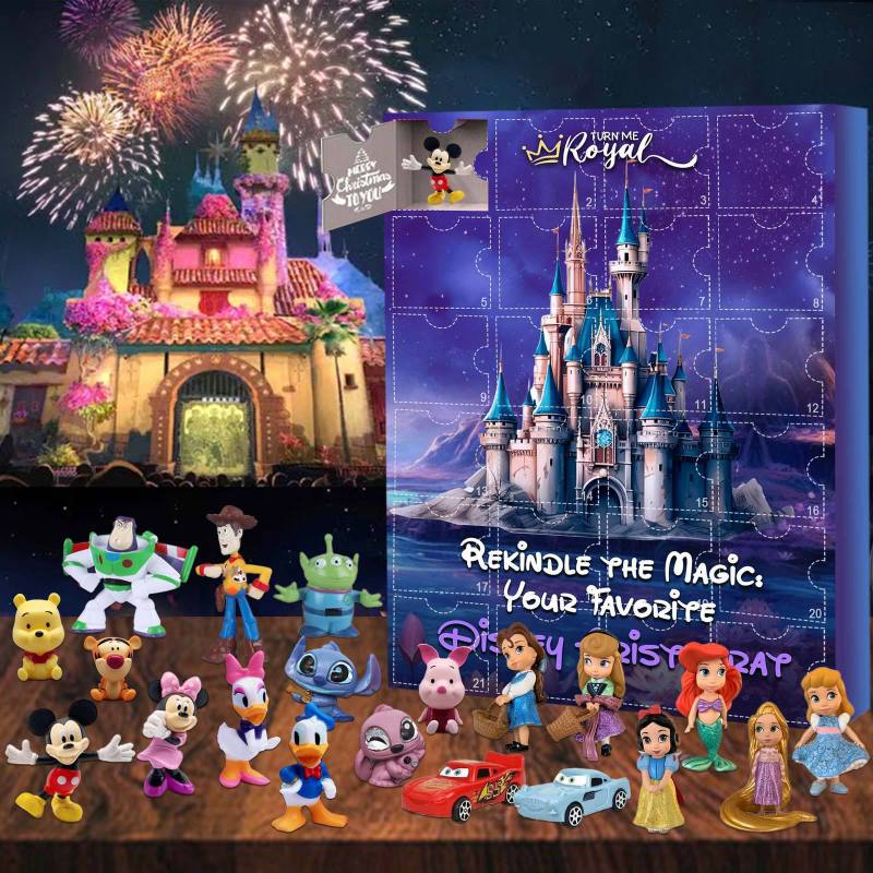Christmas Mystery Box Cartoon Characters for Kids Gift Toy 24piece Set Free Shipping (10PCS/20PCS)