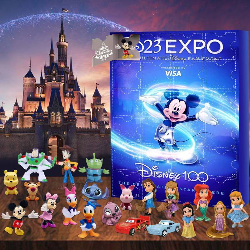 Christmas Mystery Box Cartoon Characters for Kids Gift Toy 24piece Set Free Shipping (10PCS/20PCS)