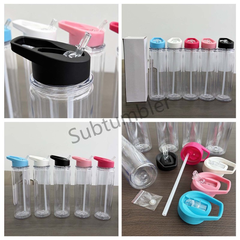 New US RTS 15oz Plastic Snow Globe Tumbler with Pre Drilled Hole Acrylic Double Wall Plastic Kids Bottle Cups Free Shipping (with hole and plugs) (25PCS/50PCS)
