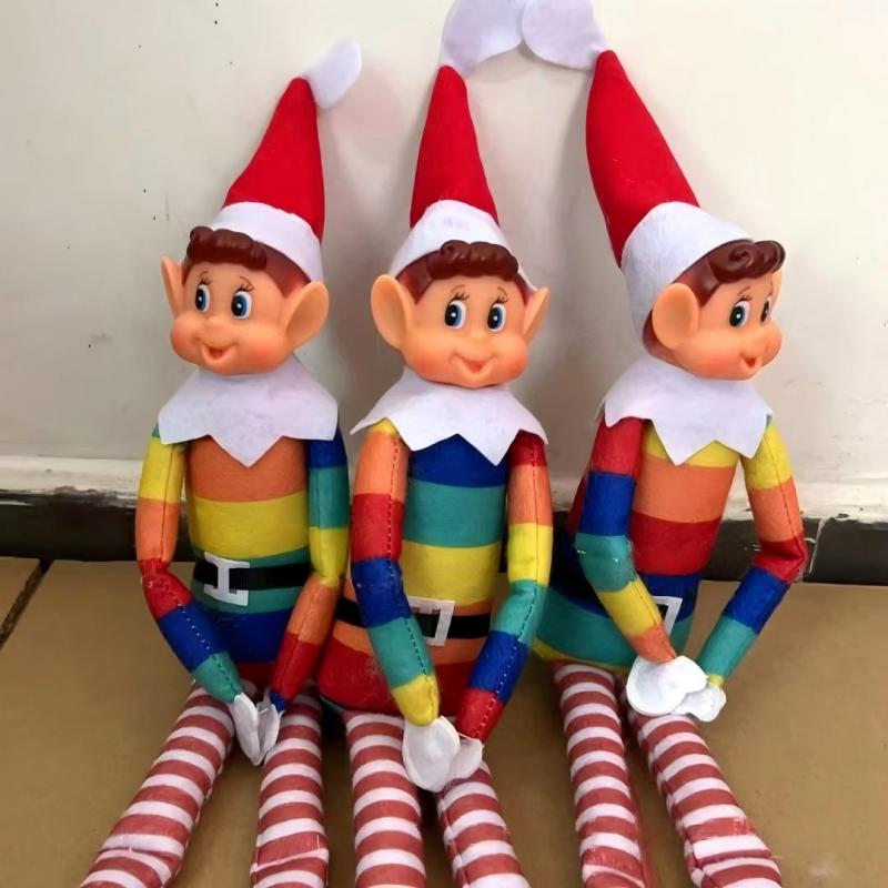 NEW RTS Elf Grinch Doll Gift Christmas Decoration In the Shelf Gifts for Christmas Free Shipping (packed in bag)  (25PCS)
