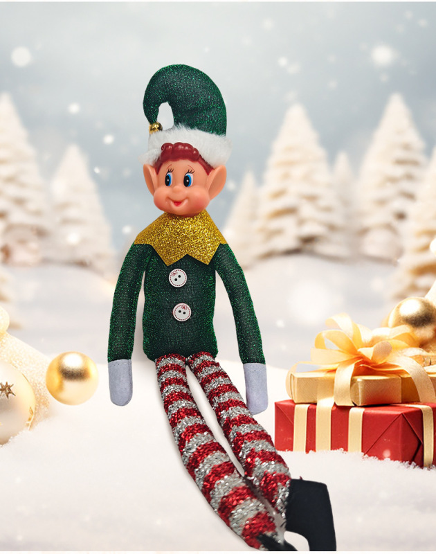 NEW RTS Elf Grinch Doll Gift Christmas Decoration In the Shelf Gifts for Christmas Free Shipping (packed in bag)  (25PCS)